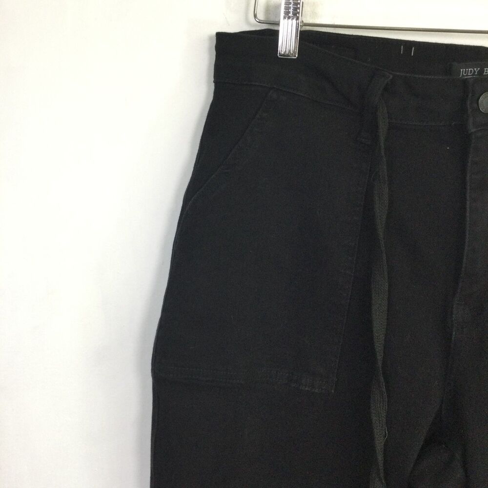 Judy Blue Womens Los Angeles Jogger Pants Skinny Drawstring Waist Black Size 16W - Picture 7 of 16